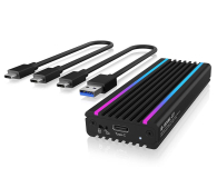 ICY BOX Obudowa do dysku M.2 NVMe (RGB) - 601767 - zdjęcie 2